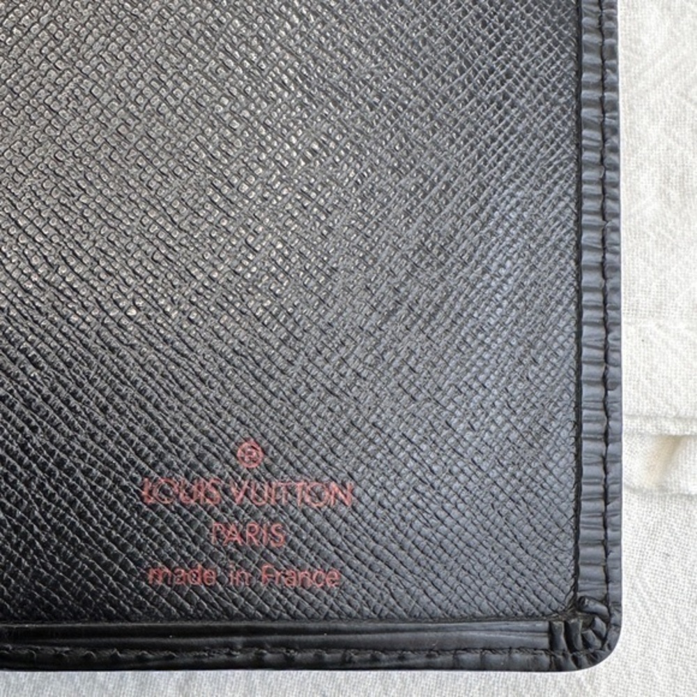 AUTHENTIC Louis Vuitton Monogram Porte Valeurs Checkbook Wallet. Black. - Picture 7 of 16